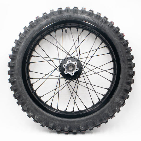 Complete rear wheel 16 inch with Cheng Shin cross tire for Light Bee
