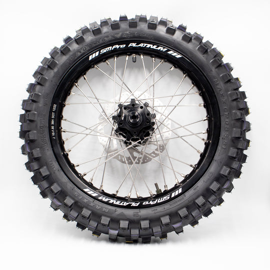 SM Pro 16 inch complete wheel rear wheel with Maxxis Maxxcross SI Pro cross tire