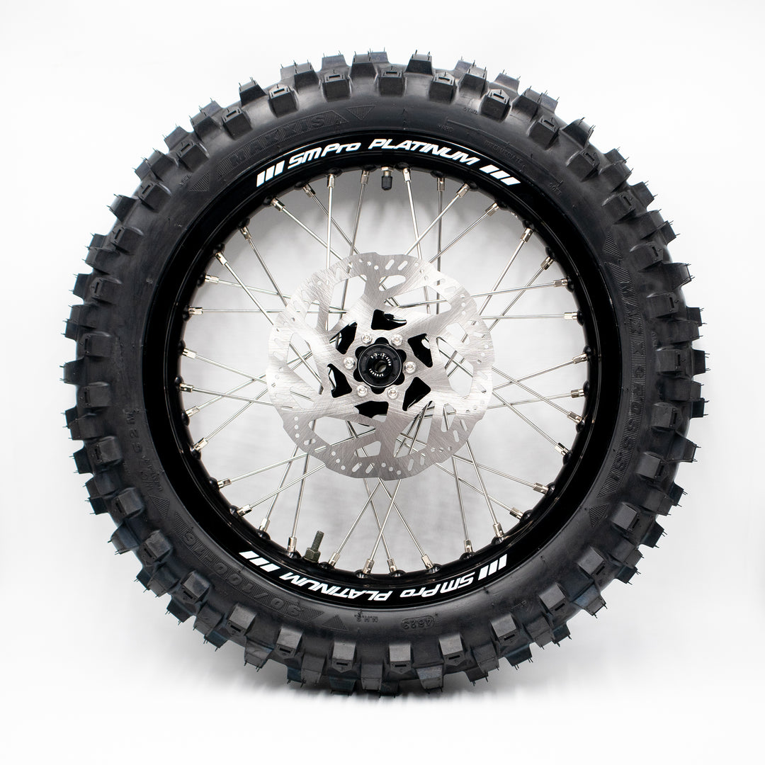 SM Pro 16 inch complete wheel rear wheel with Maxxis Maxxcross SI Pro cross tire